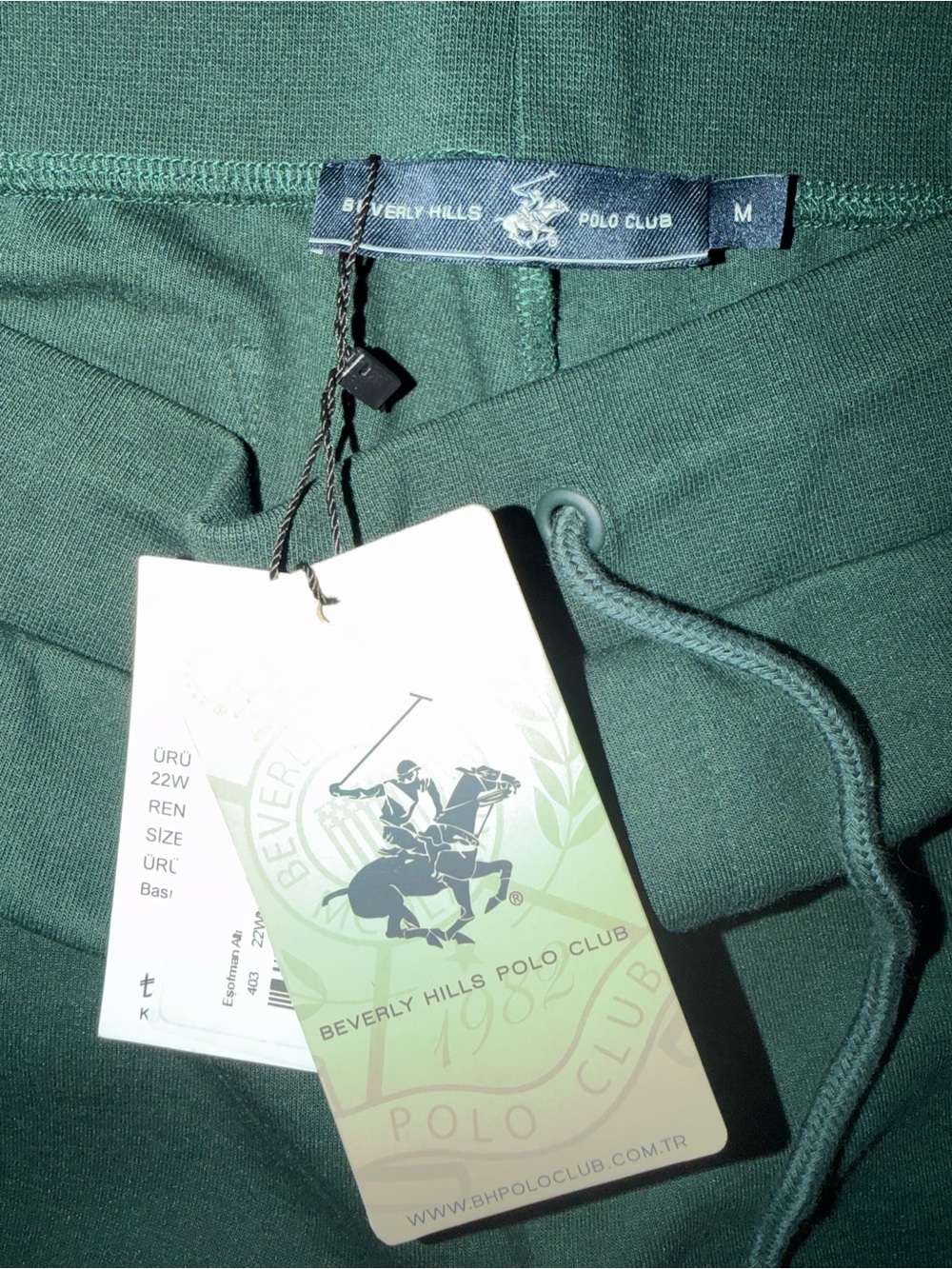 Beverly Hills Polo Club Men's Forest Green Jogger Pants
